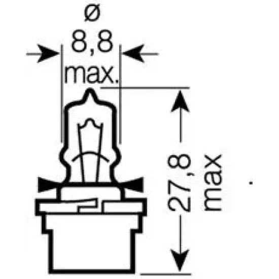 Lumini Bord, Bec OSRAM 64122MF