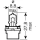 Lumini Bord, Bec OSRAM 64122MF