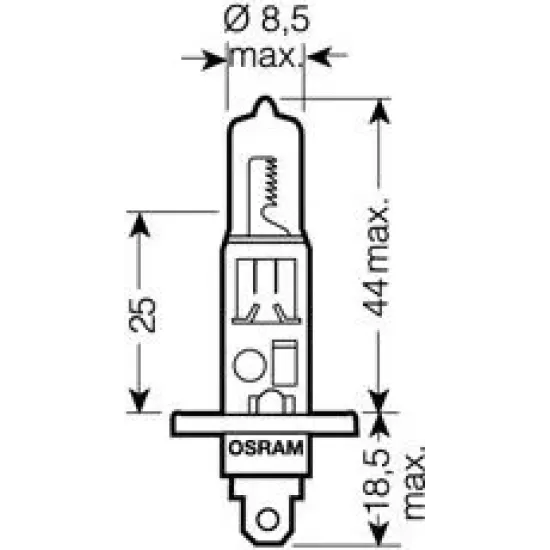 Far Pentru Viraje, Proiector Ceata, Far Faza Lunga, Far Principal, Bec OSRAM 64150-01B