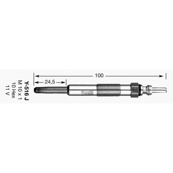 Bujie Incandescenta NGK 6416