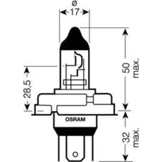 Proiector Ceata, Far Faza Lunga, Far Principal, Bec OSRAM 64183-01B