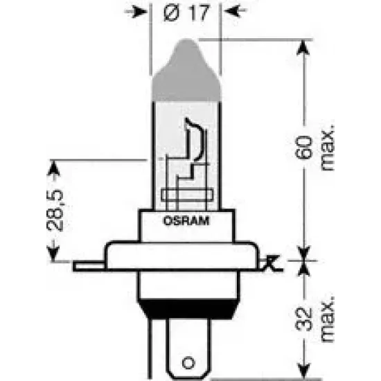 Proiector Ceata, Far Faza Lunga, Far Principal, Bec OSRAM 64193ULT-01B