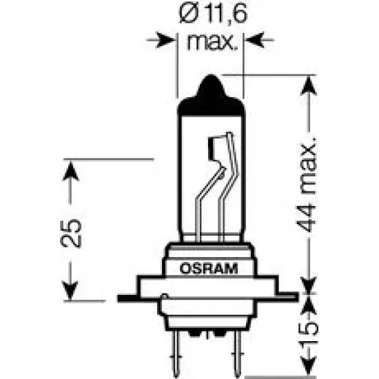 Far Pentru Viraje, Bec Incandescent, Proiector Ceata, Far Faza Lunga, Bec Lumina Zi, Far Principal, Bec OSRAM 64210ULT-01B