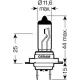 Far Pentru Viraje, Bec Incandescent, Proiector Ceata, Far Faza Lunga, Bec Lumina Zi, Far Principal, Bec OSRAM 64210ULT-01B