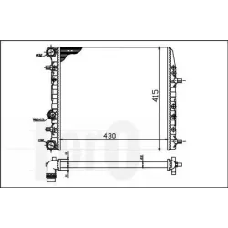 Racire Motor, Radiator