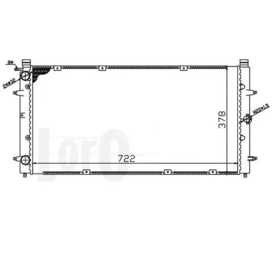 Racire Motor, Radiator LORO 053-017-0068