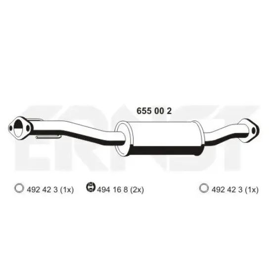 Toba Esapamet Intermediara ERNST 655002