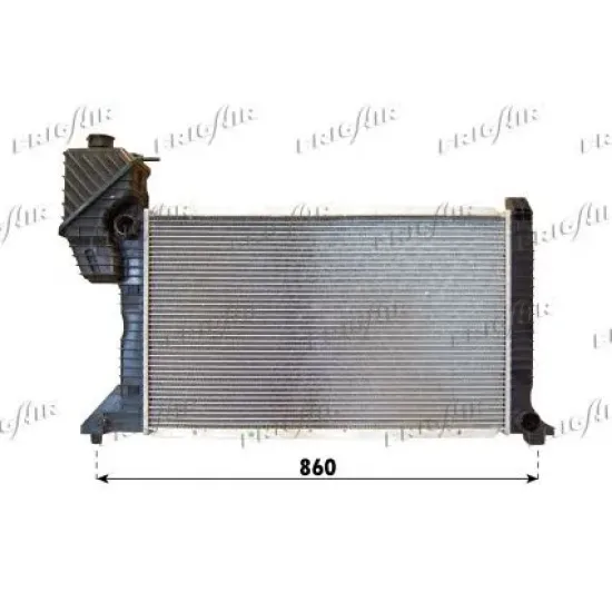 Racire Motor, Radiator ABAKUS 054-017-0016