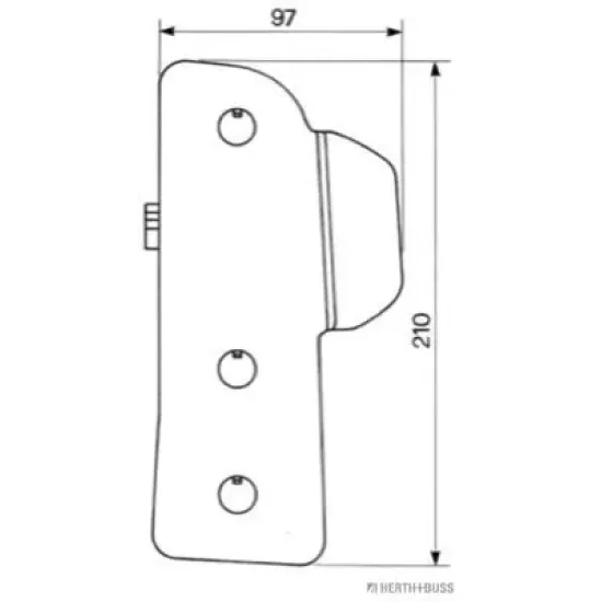 Semnalizator DEPO 663-1402R-UE