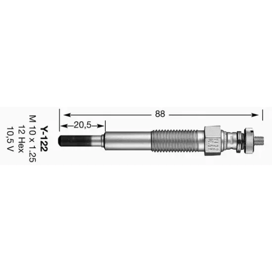 Bujie Incandescenta NGK 6925