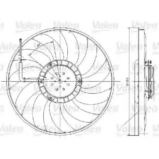 Ventilator, Radiator VALEO 696017