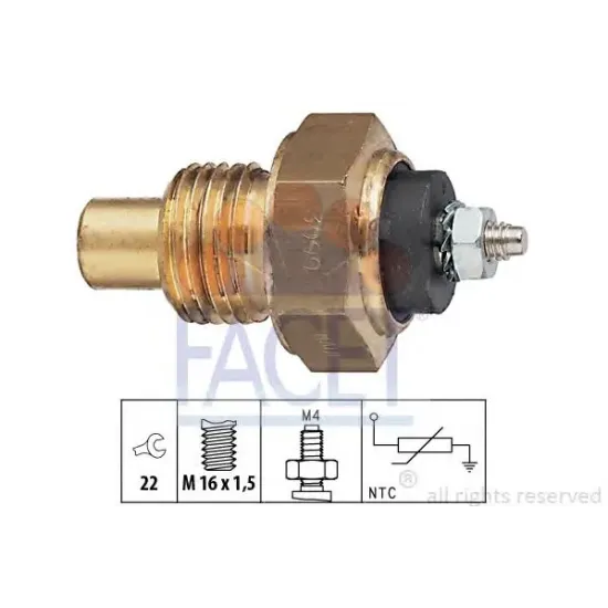 Temperatura Ulei, Senzor FACET 7.3099