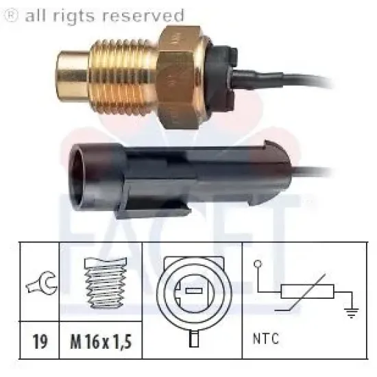 Temperatura Lichid de Racire, Senzor FACET 7.3158