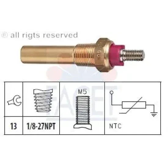 Temperatura Lichid de Racire, Senzor FACET 7.3181