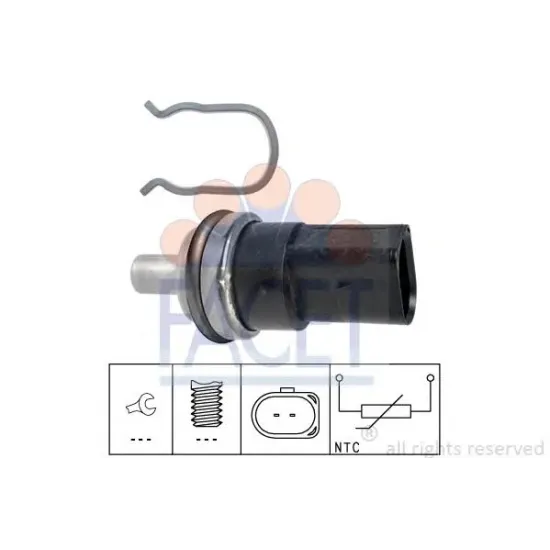 Temperatura Lichid de Racire, Temperatura Combustibil, Senzor FACET 7.3376