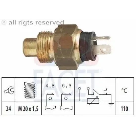 Temperatura Lichid de Racire, Senzor FACET 7.3545