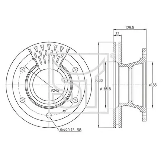 Disc Frana DT 7.36127