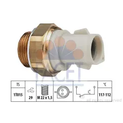 Comutator Temperatura, Ventilator Radiator