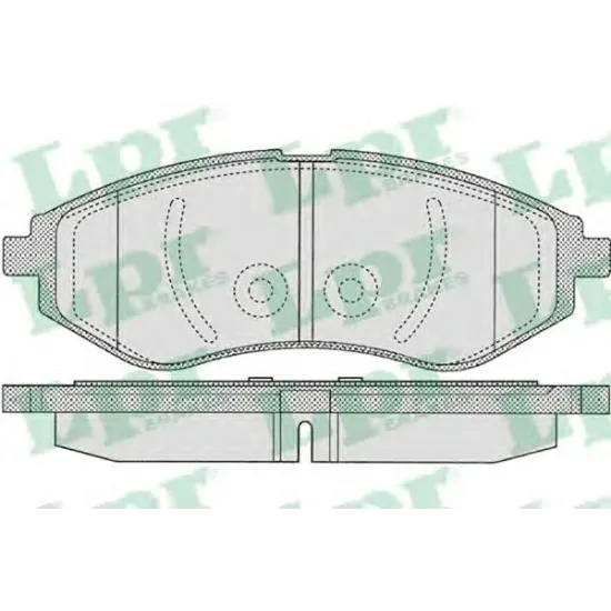 Set Placute Frana, Frana Disc LPR 05P1080