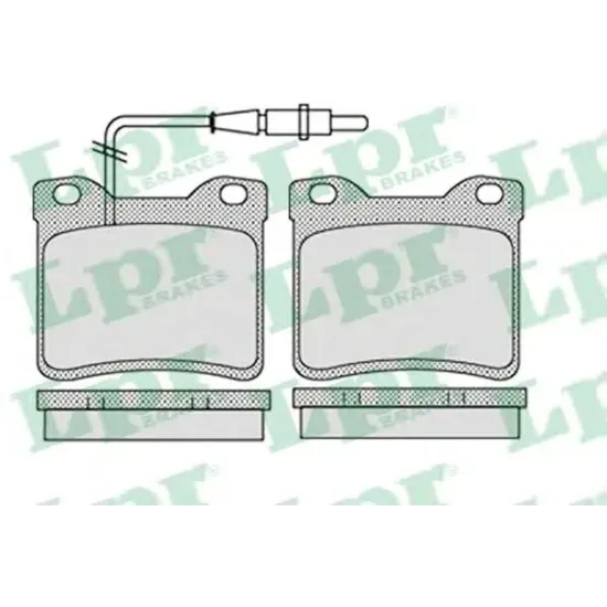 Set Placute Frana, Frana Disc LPR 05P1134