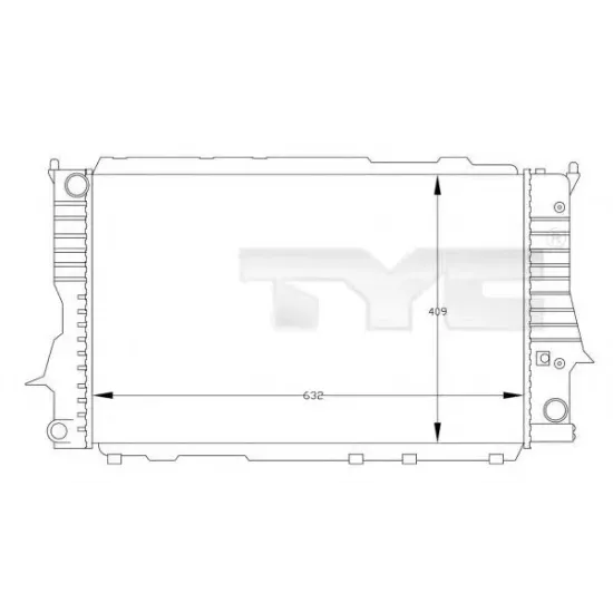 Racire Motor, Radiator TYC 702-0030