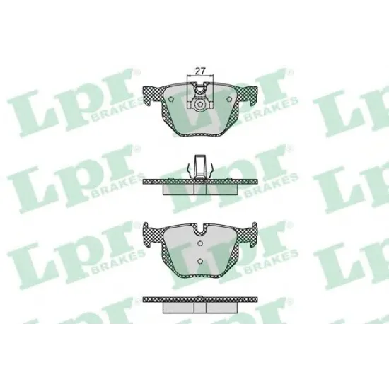 Set Placute Frana, Frana Disc LPR 05P1194