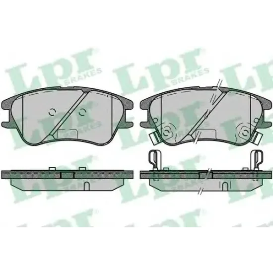 Set Placute Frana, Frana Disc LPR 05P1212