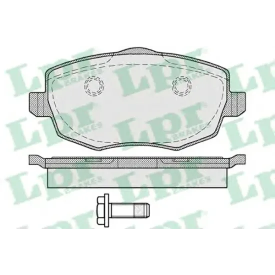 Set Placute Frana, Frana Disc LPR 05P1223