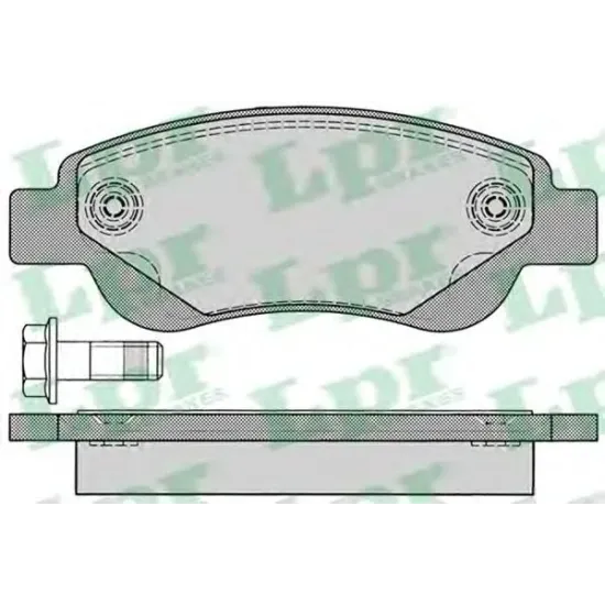 Set Placute Frana, Frana Disc LPR 05P1235