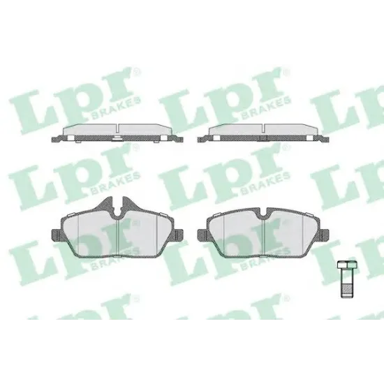 Set Placute Frana, Frana Disc LPR 05P1241