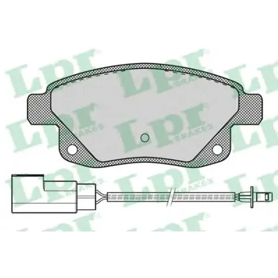 Set Placute Frana, Frana Disc LPR 05P1261