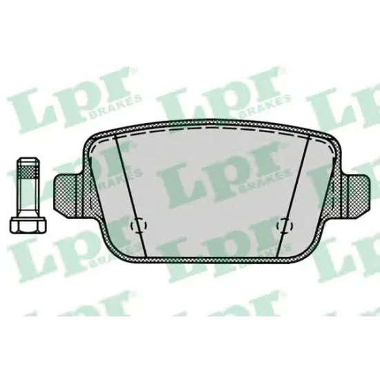 Set Placute Frana, Frana Disc LPR 05P1272