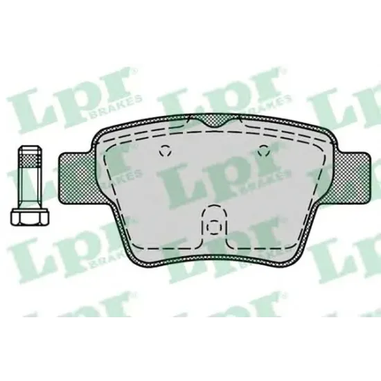 Set Placute Frana, Frana Disc LPR 05P1278