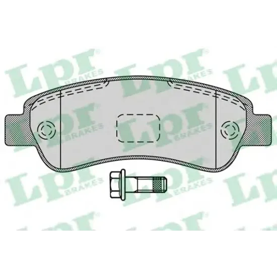 Set Placute Frana, Frana Disc LPR 05P1289