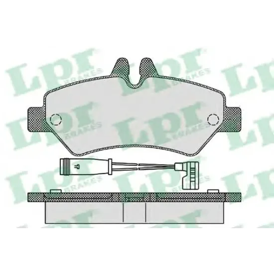 Set Placute Frana, Frana Disc LPR 05P1293