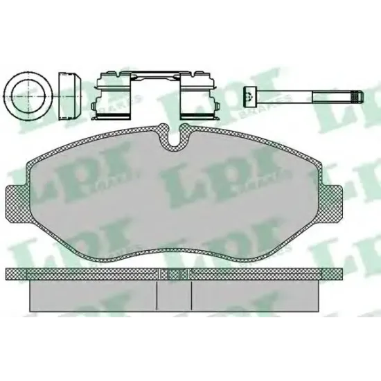 Set Placute Frana, Frana Disc LPR 05P1297