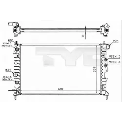 Racire Motor, Radiator