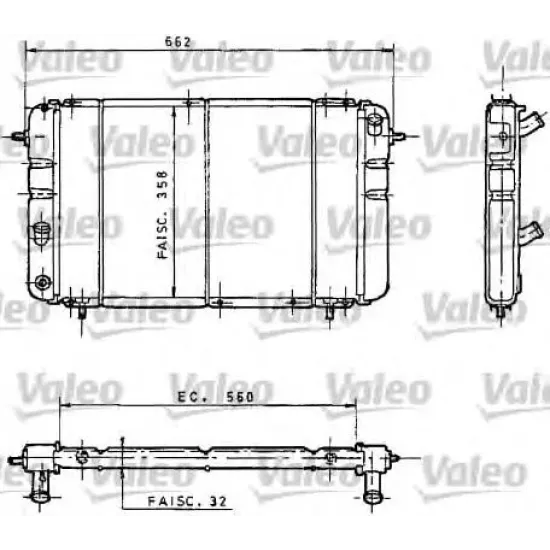 Racire Motor, Radiator VALEO 730034