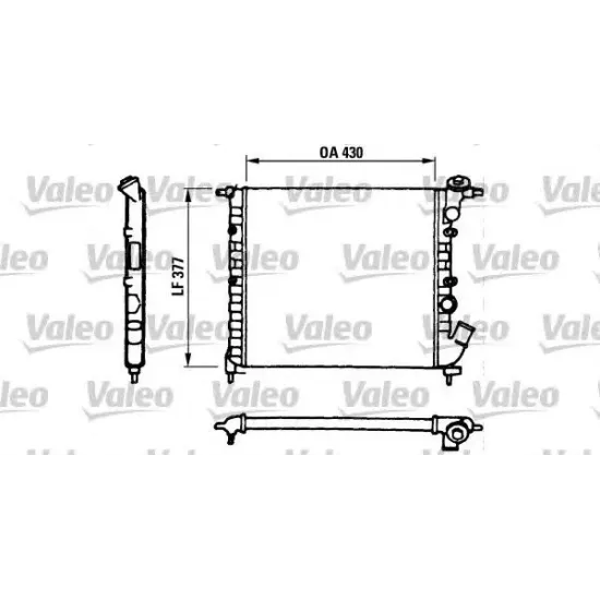 Racire Motor, Radiator VALEO 730055