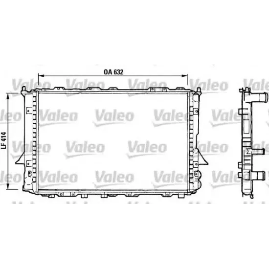 Racire Motor, Radiator VALEO 730361