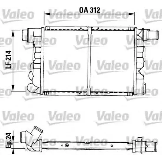 Racire Motor, Radiator VALEO 730519