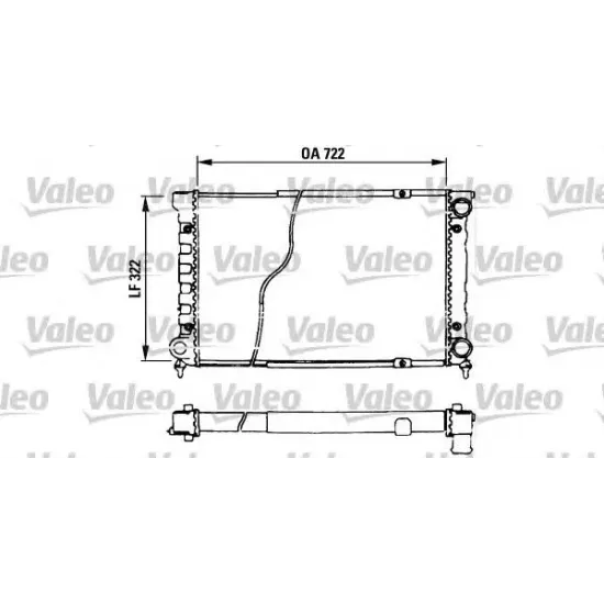 Racire Motor, Radiator VALEO 730629