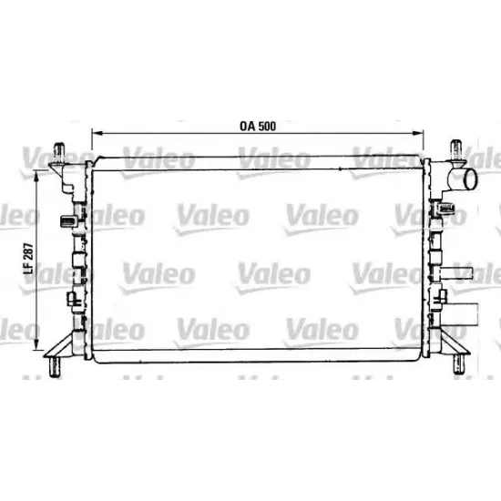 Racire Motor, Radiator VALEO 730859