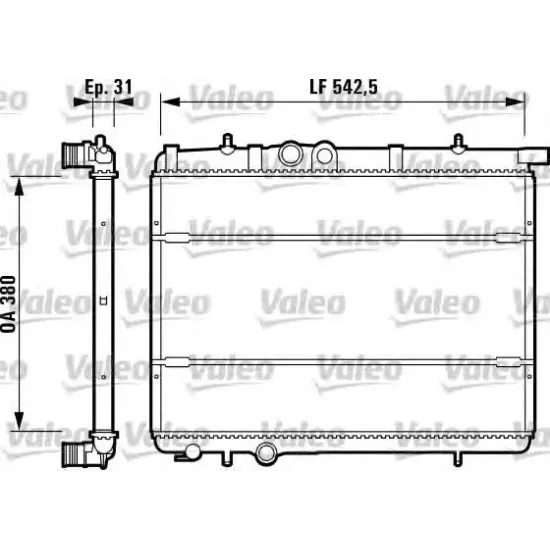 Racire Motor, Radiator VALEO 732308