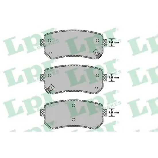 Set Placute Frana, Frana Disc LPR 05P1411