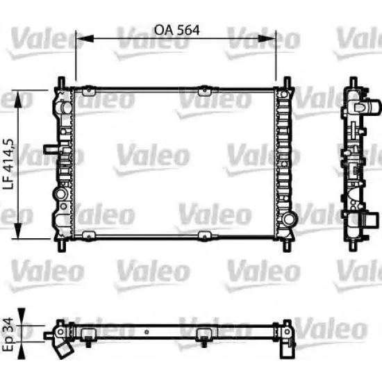 Racire Motor, Radiator VALEO 732623