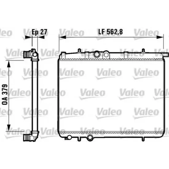 Racire Motor, Radiator VALEO 732910