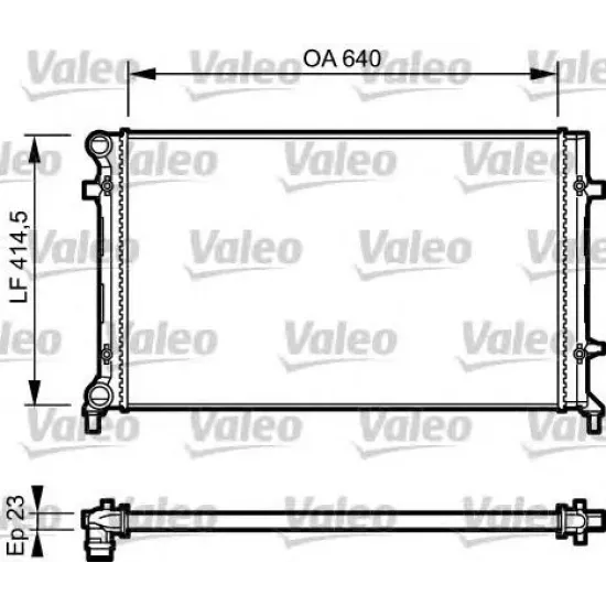 Racire Motor, Radiator VALEO 734332