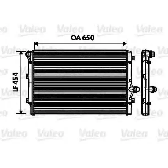 Racire Motor, Radiator VALEO 734333