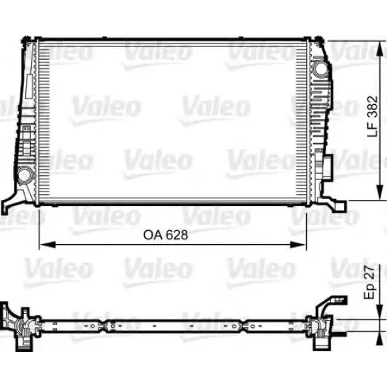 Racire Motor, Radiator VALEO 735279